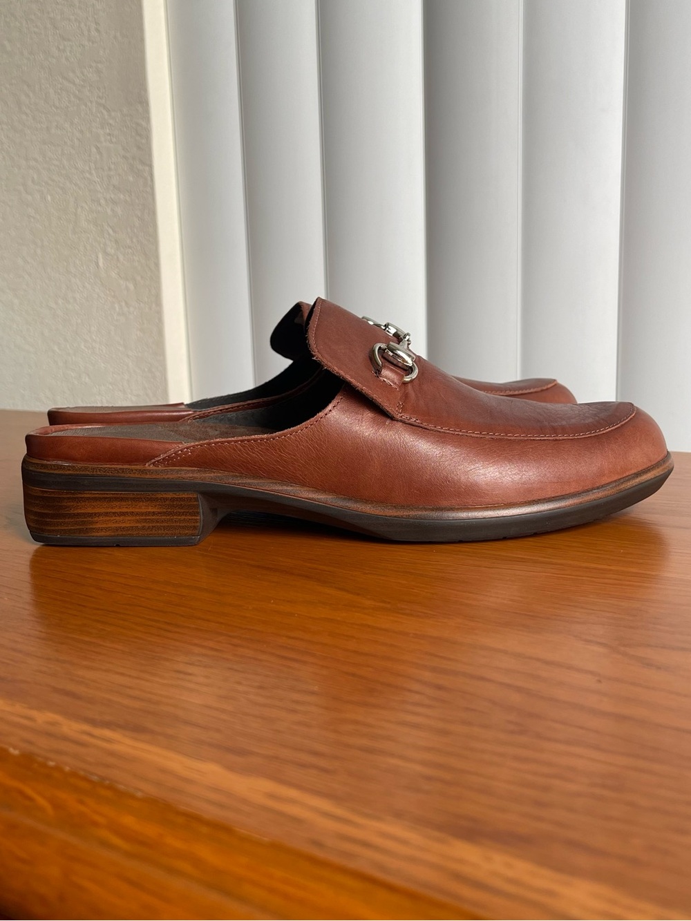 Naot Halny Mule Chestnut Brown Leather Size 41/10 - Picture 5 of 15